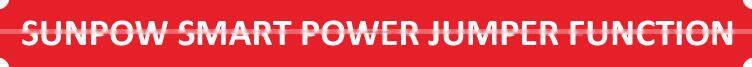 SUNPOW OEM/ODM Auto Starter Smart Power Jumper