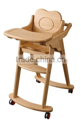 2016 China wholesale wood portable wood chair baby crib and stroller,baby seat with wheels#SP-X005