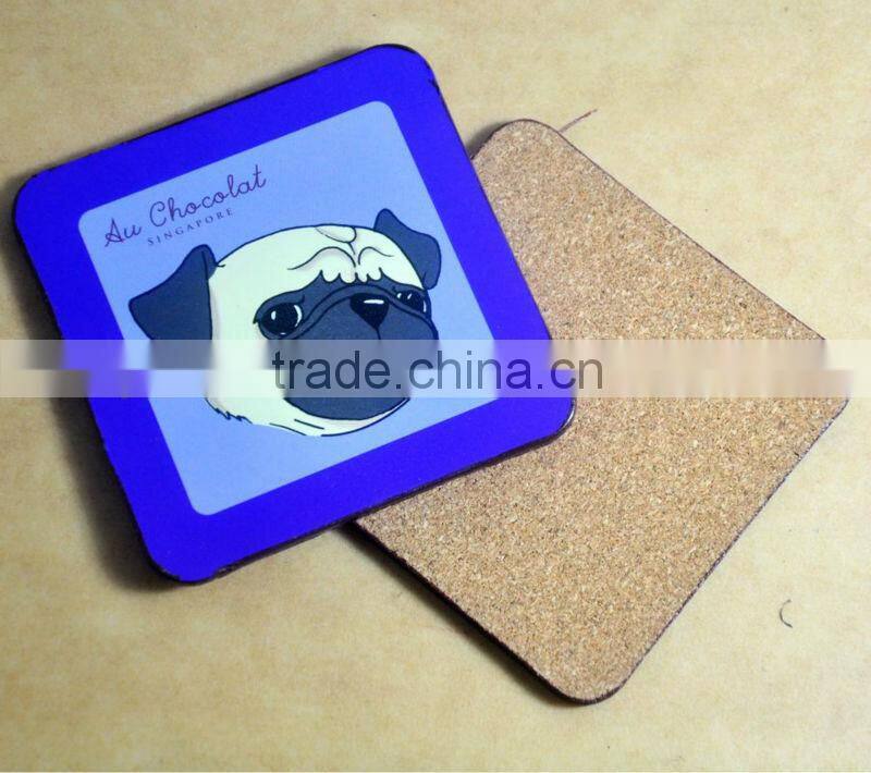 2015 Best selling sublimation wooden coaster
