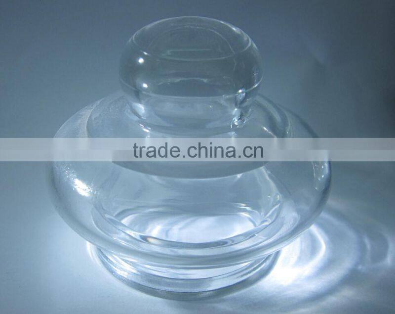 round glass lid for glass jar
