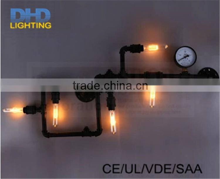 edison Wall Lamp Ancient Water Pipe Sconce American Vintage Industrial Light Fixtures Home Decor 110V-220V
