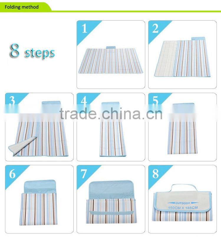 2015 High Quality Camping Sleeping Blanket Baby Crawling Floor Mat Folding Beach Picnic Mat