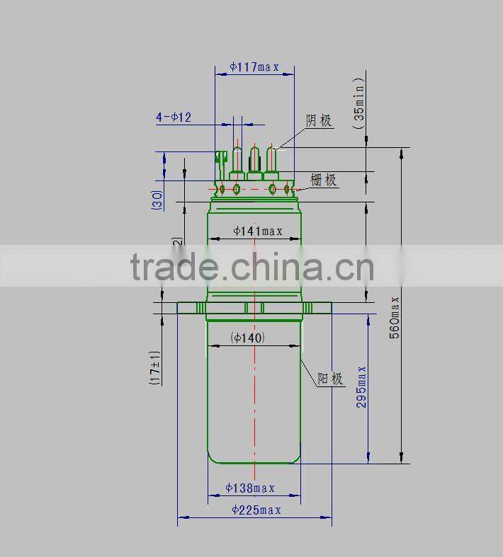 ISO9000 Electron tube GU23A electron tube