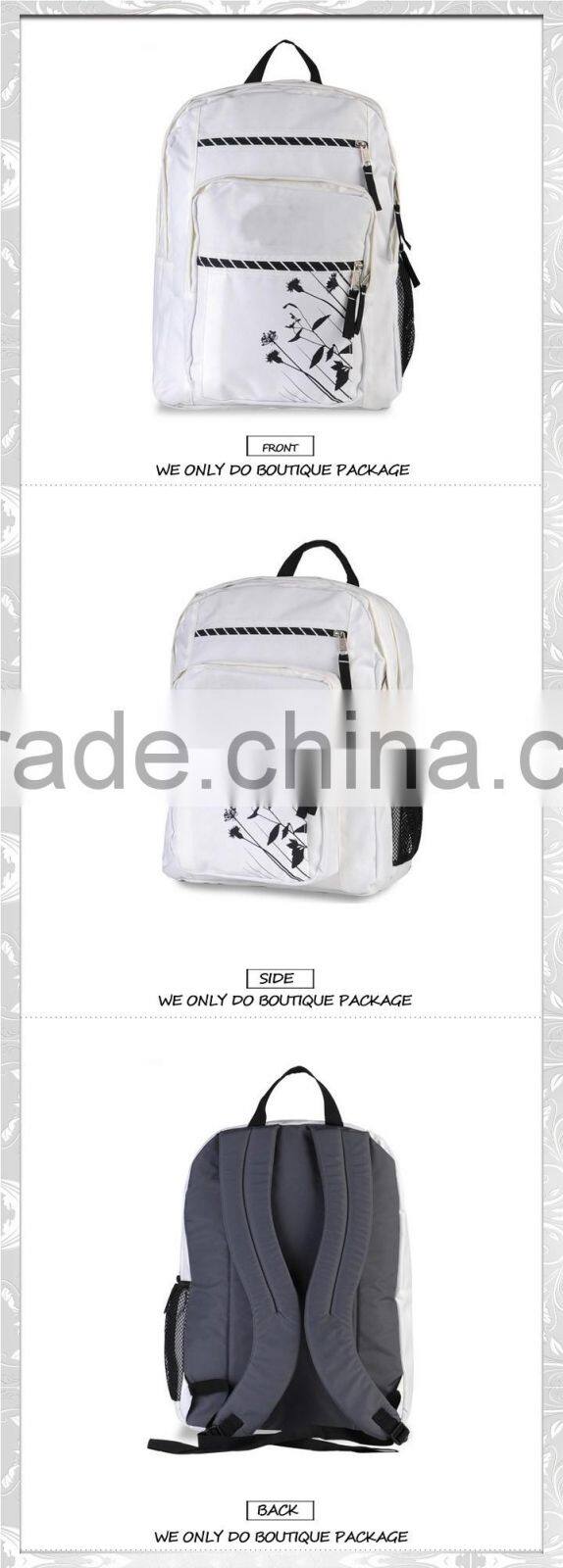 Big student customize polyester cheap girls school backpack 2014 high school