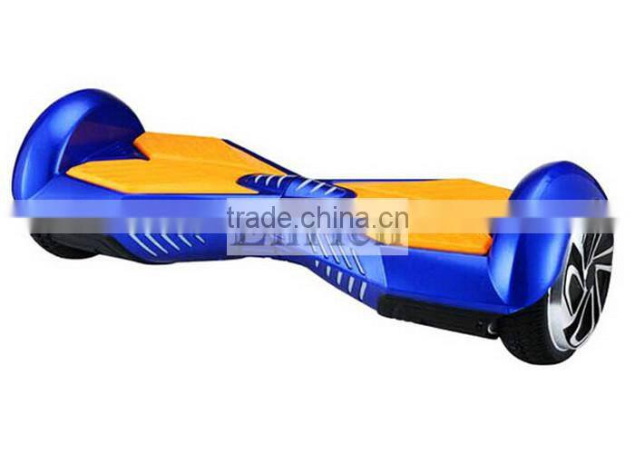 2015 Hot sales 2 wheel electric scooter self balancing with LED light and Max Speed 12km/h scooter electric hands free scooter