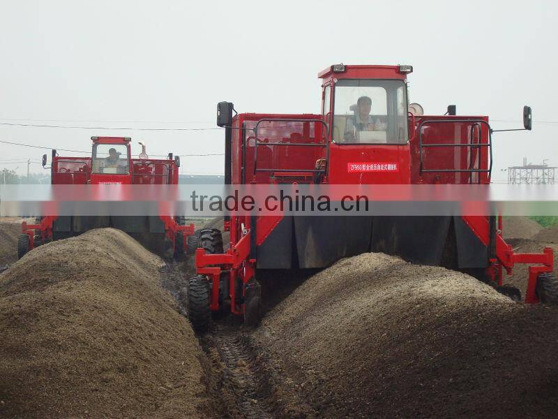 6-Cylinder Driven Self-propelled Compost Mixing machine/ fertilizer compost making machine,top quality Compost Turner ZF950