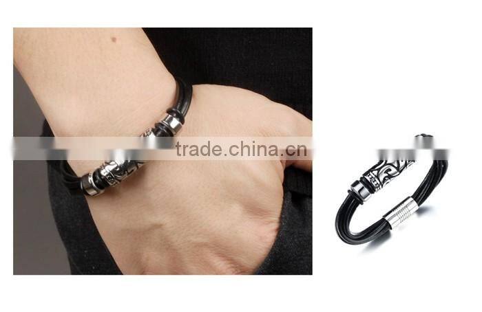 2016 top quality cowhide leather magnetic buckle wholesale