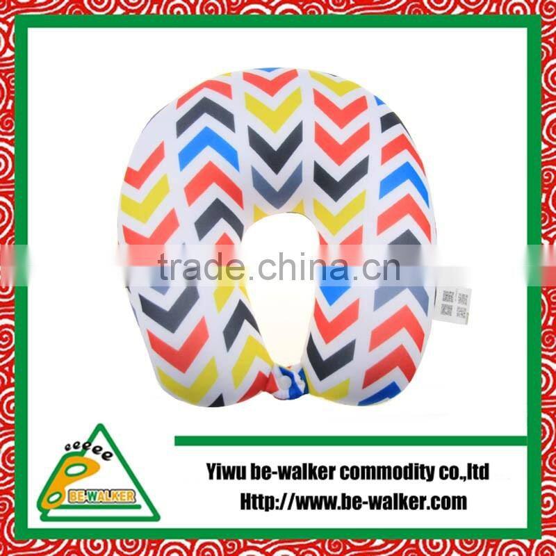 Solid Color Neck Rest Support Coussins Stuffed PP Cotton