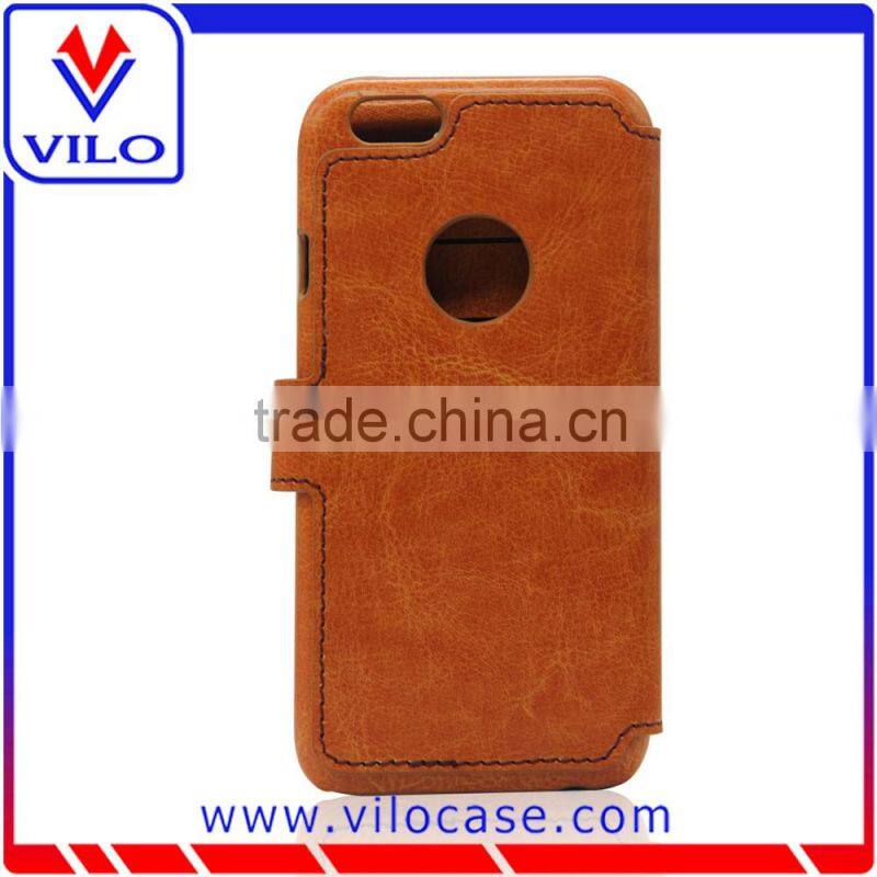 New Magnet PU Wallet Flip Leather Case Cover Pouch For iPhone 6