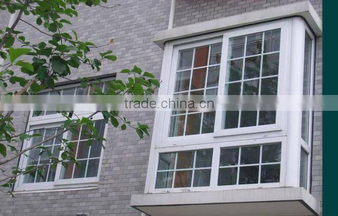 Classical pvc windows with grill (hot)