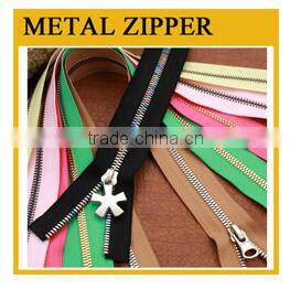 No.5 pink color closed end waterproof zipper