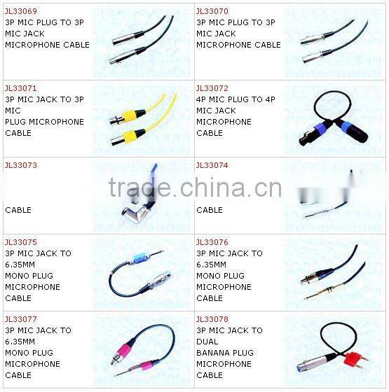 cannon cables XLR3F to Dual XLR3M