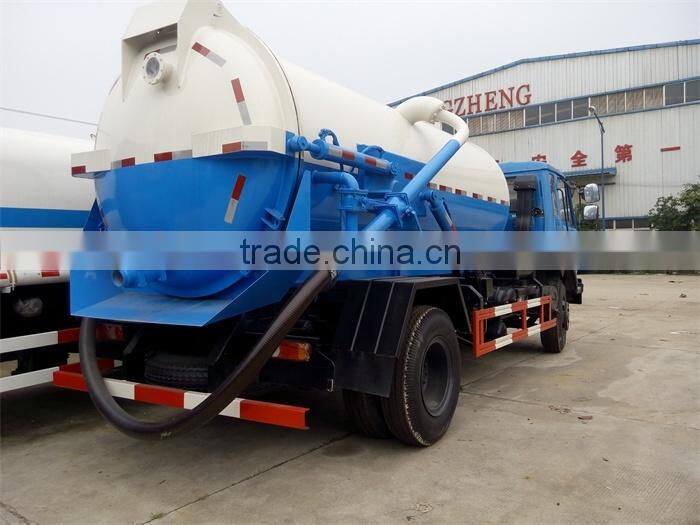 Good quality Dongfeng tian 10000L vacuum suction sewage truck for sale