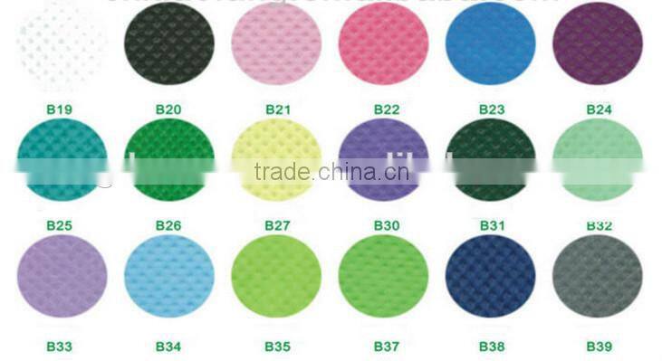 Ecofriendly PP non woven fabric for head cap and surgical gowns
