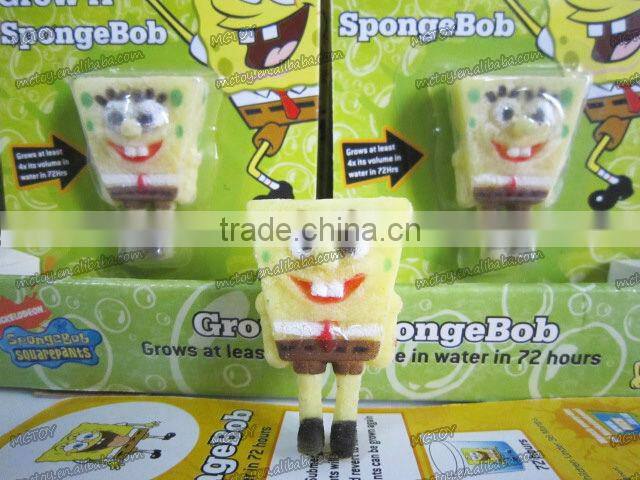 Factory supplier New Growing spongebob magic grow in water toys