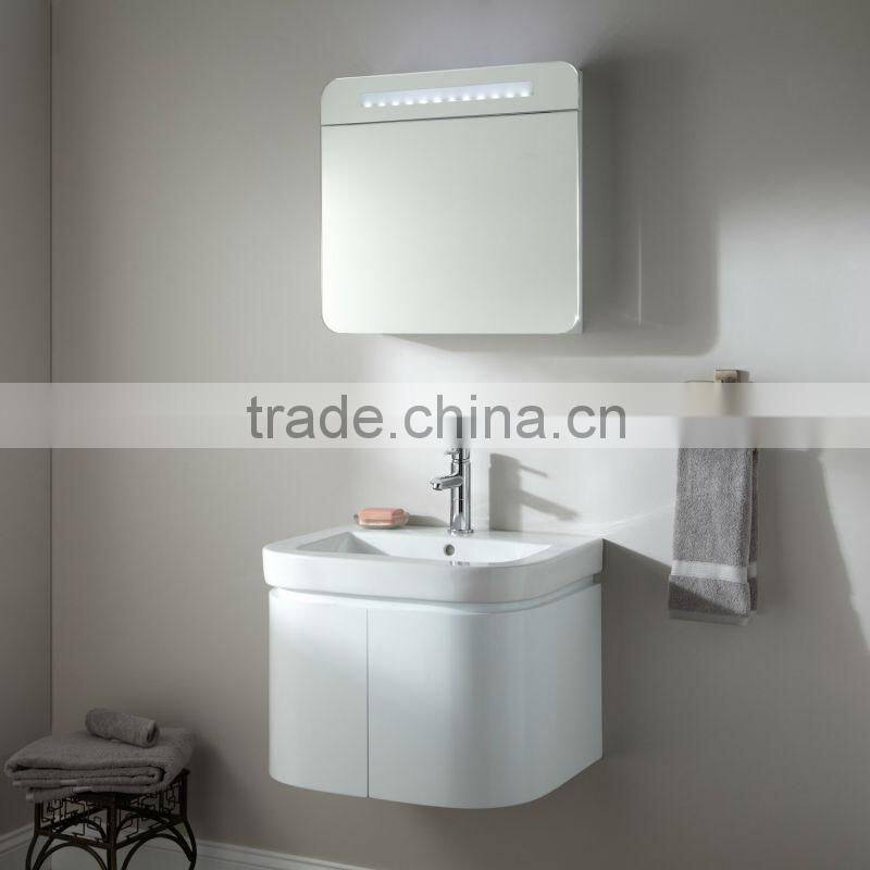 newest mordern hot sale cheap Europ solid wood bathroom cabinet