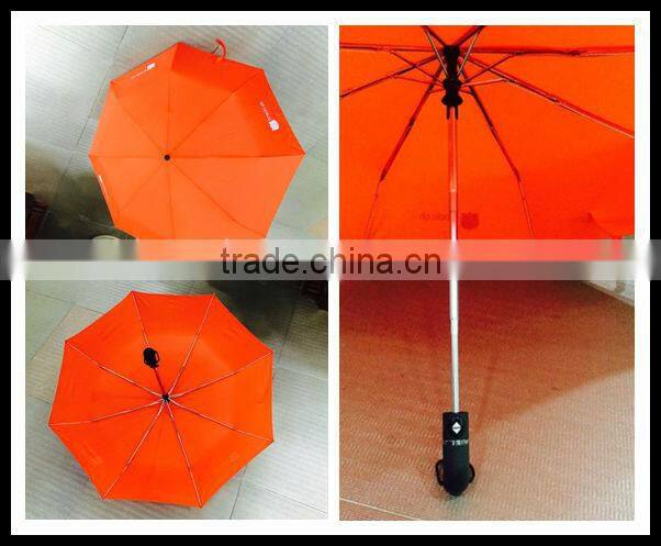 Girl pink happy smooth staight umbrella happy travel umbrella