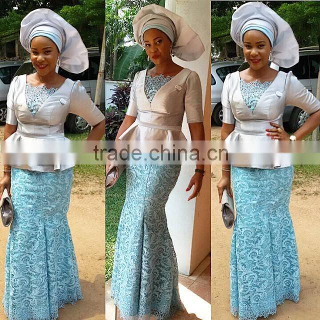 CL7603 Ladies dressing fabric net embroidery fabric design,tulle lace /french net lace fabric