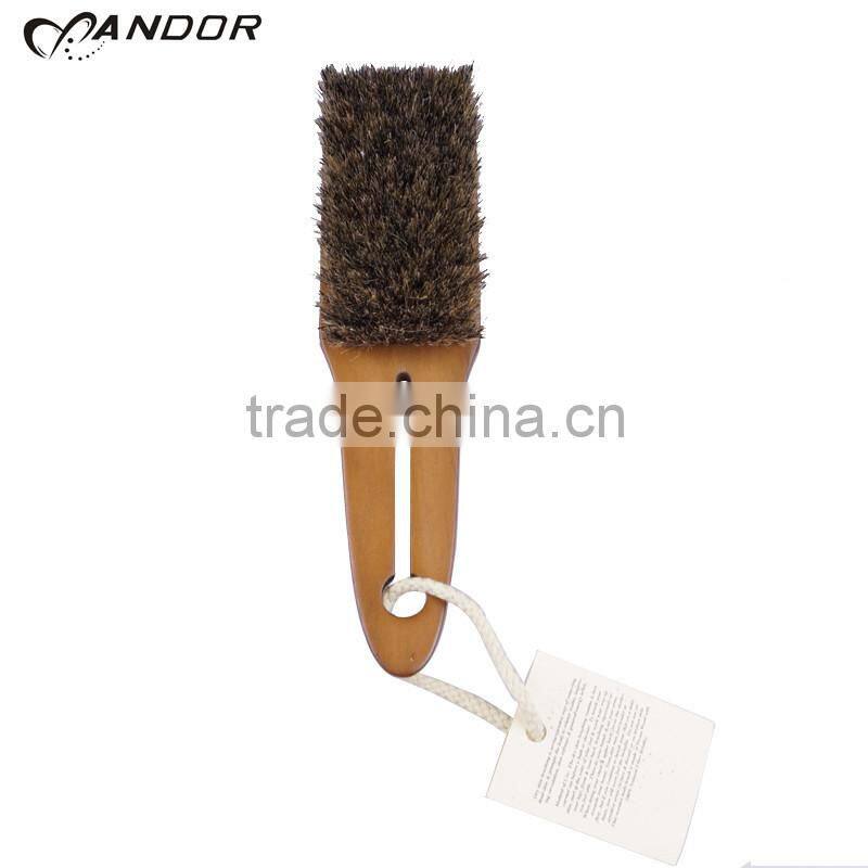 Factory directly short handle dry wooden mini body brush