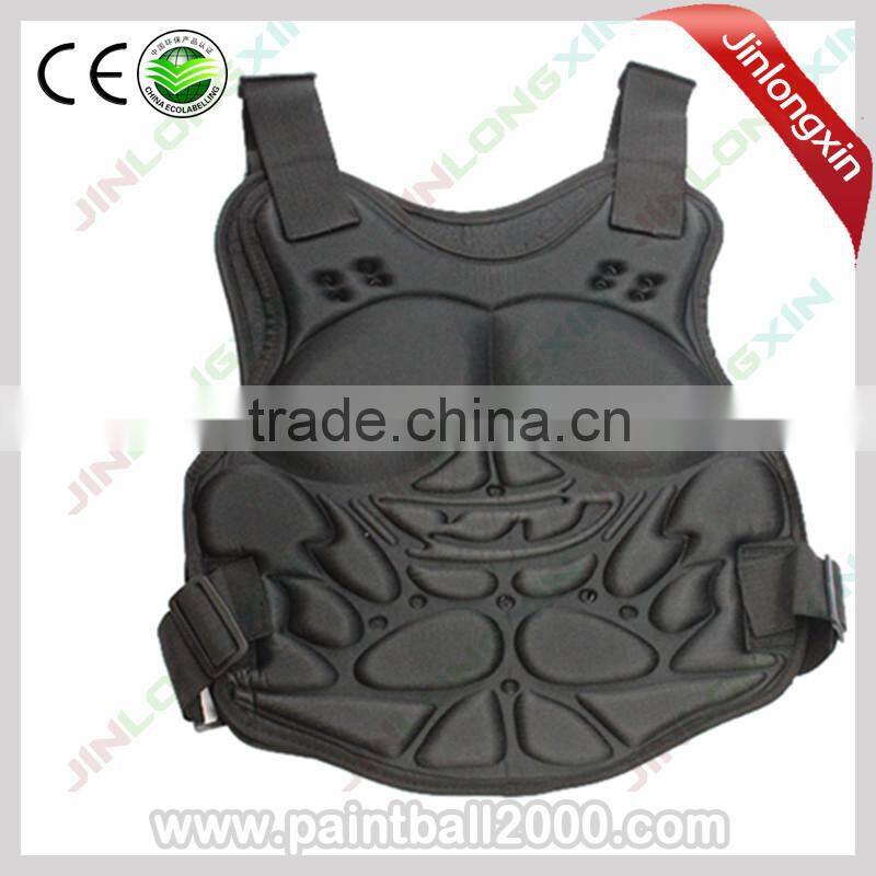 paintball chest protector for shooting sports or body armour shooting tournament