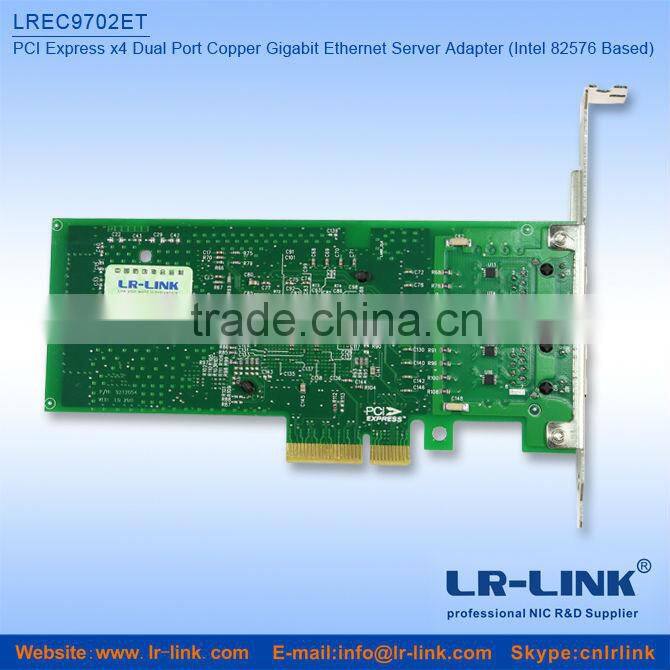 Intel 82576 PCI-Ex4 Gigabit Dual Port Server Network card NIC,compatible with E1G42ET