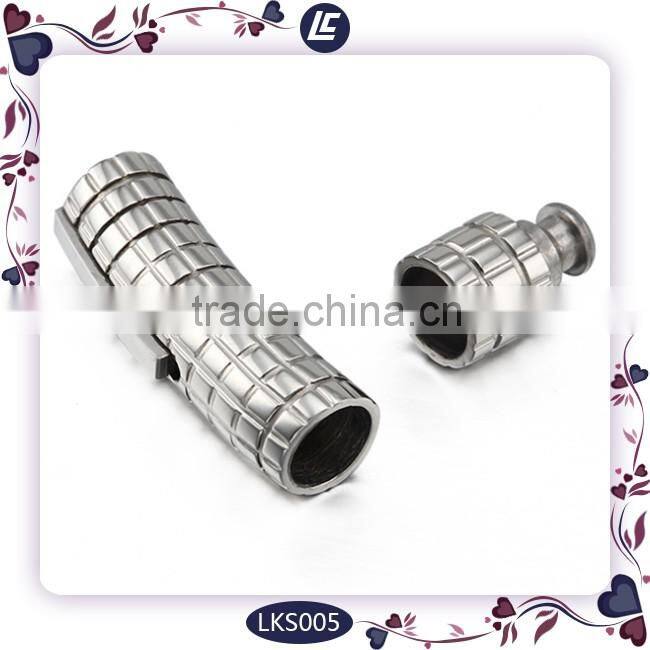 316 stainless steel 5mm magnetic clasp for round leather cord