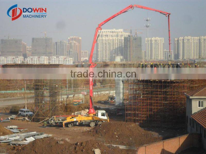 24m Dongfeng chasis truck mounted concrete placing boom mobile concrete pump placing boom concrete