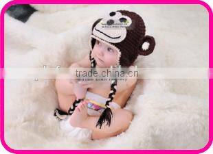 Newborn Baby Hats in animal pattern