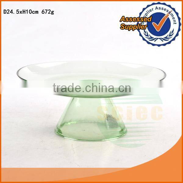 Nice glass dome with plate base