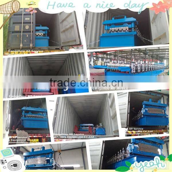 Corrugated Metal Roofing Sheet Roll Forming Machine Production Line