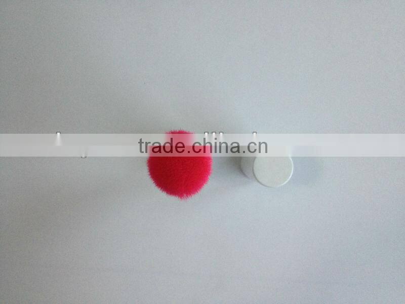 good quality nylon hair retractable blush brush,professional cosmeitc brushes
