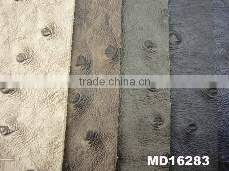Synthetic Ostrich Leather Fabric For Bag