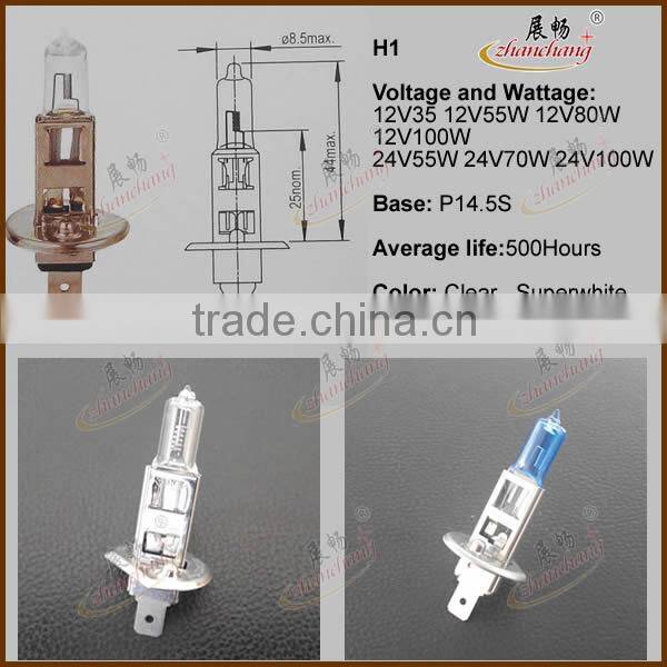 BLUE xenon H1 auto bulb