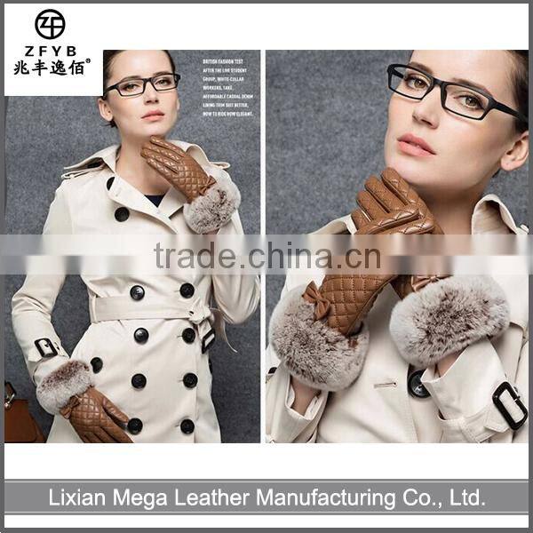 China wholesale high quality gloves with nails leather