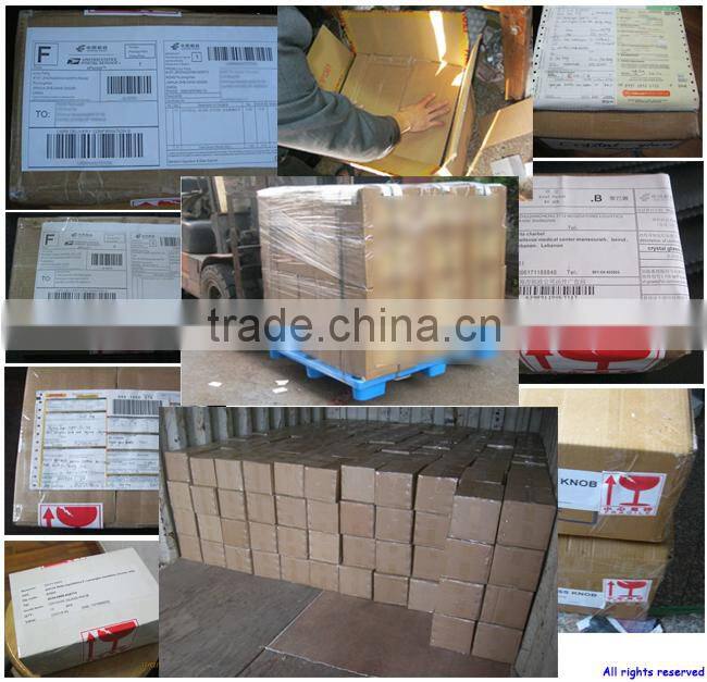 Wholesale Fashion K9 Crystal glass pyramid desk Table Clock