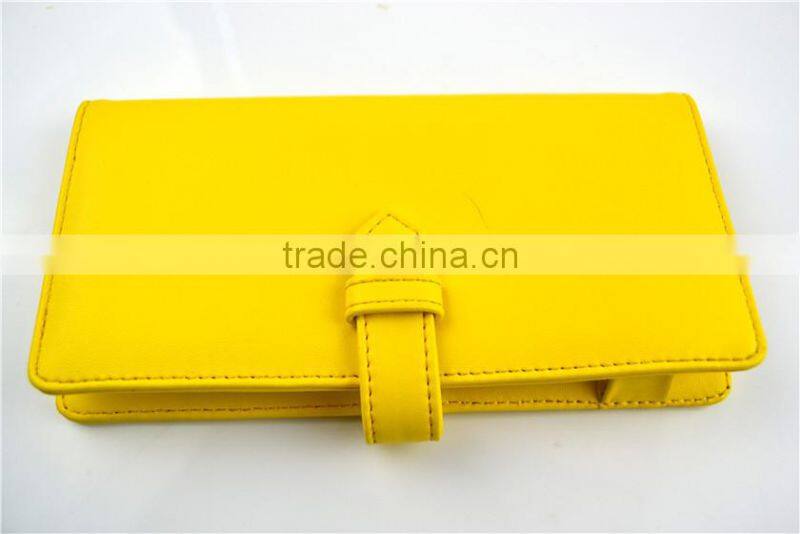 Newest popular fashion design exquisite leather women wallet 2015