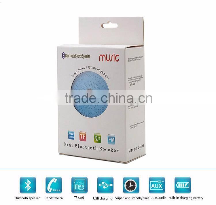2016 new arrived wireless portable mini speaker with Handsfree Mic and FM Radio