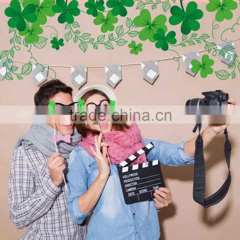 St Patrick's Photo Booth Props , Attached, No DIY Required, Party Decorations Photo Booth Props Irish Day Mustaches