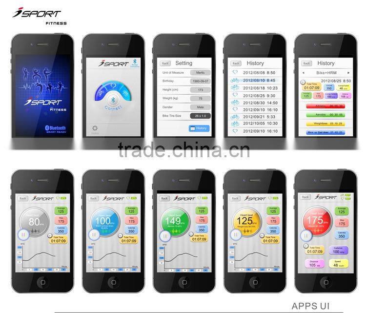 iOS and Android smart phone Bluetooth Heart Rate strap