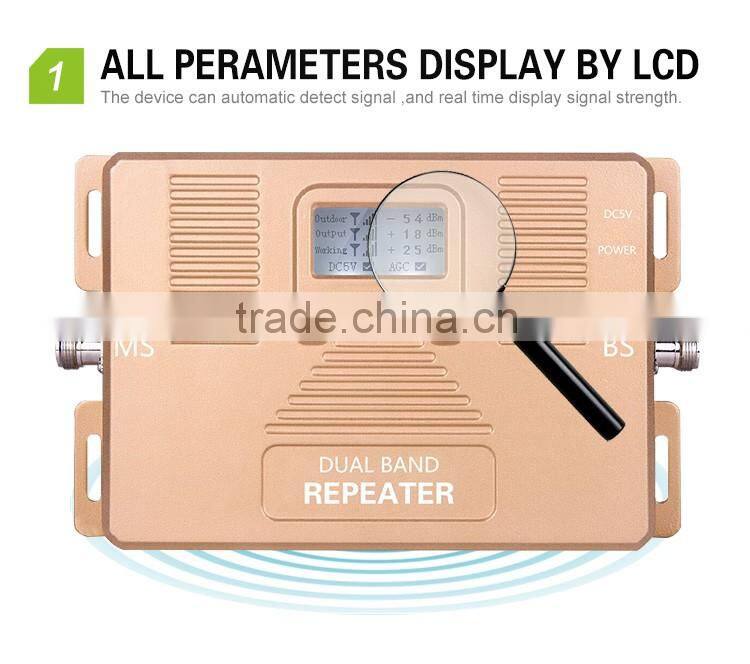 SUPER large coverage dual band 1800/2100 2g 3g signal repeater