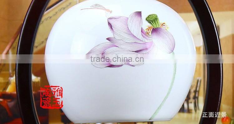 Ceramic Table Lamp Vintage Jingdezhen Porcelain For Bedroom Wedding Gift Home Decor Desk Lamp