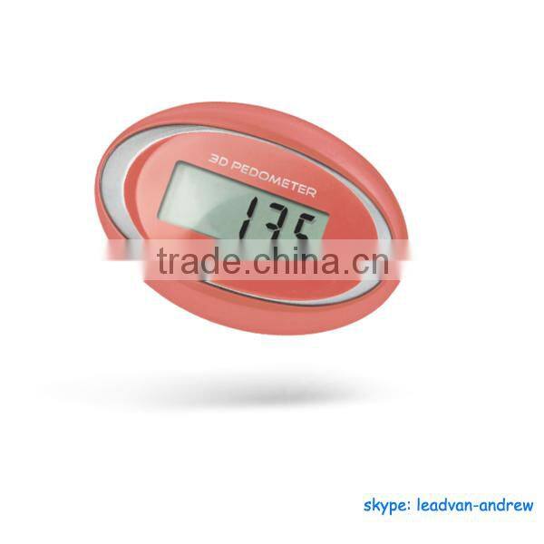 2014 3D Pedometer For School Sports Product Distance Calorie Step Count 3D Pedometer