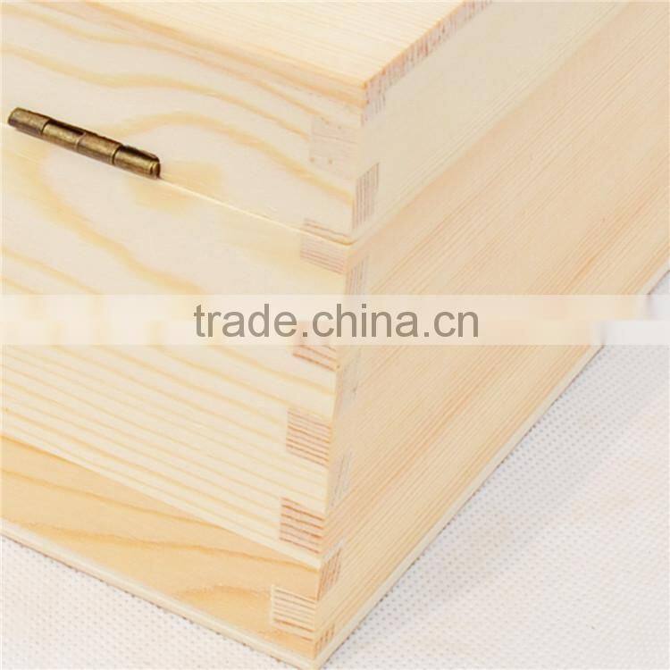 High quality empty wooden wine gift boxes