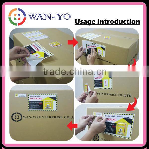 [ Leaning Label - Single Use Tilt Indicator, Tilt Label