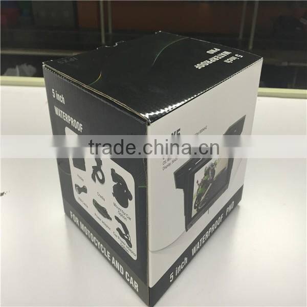 Free maps and multiple countries language 5 inch motorcycle windows ce mediatek gps navigator