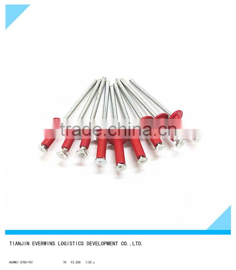 High quality Red color Open type Countersunk head Waterproof Aluminium Blind rivet