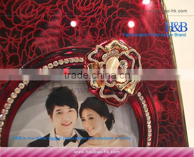 H&B New Red Crystal Cover Wedding Album/Peel And Stick Photo Album