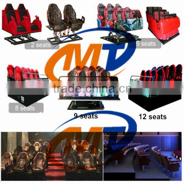 home cinema Hydraulic/Electric Portable simulation outdoor amusement equipment 5d cinema 7d cinema