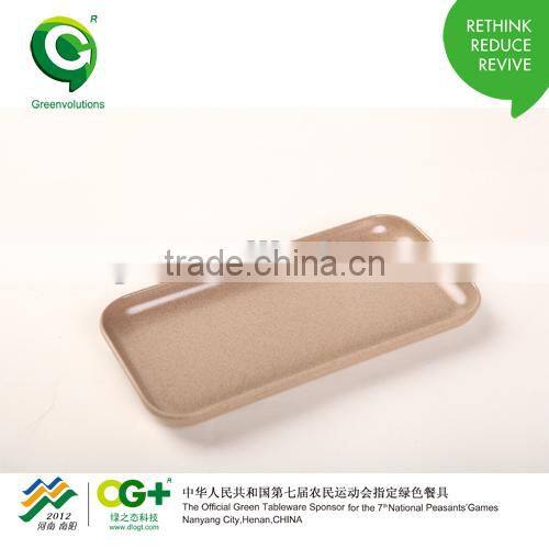 2015 christmas gift rice husk dinnerware