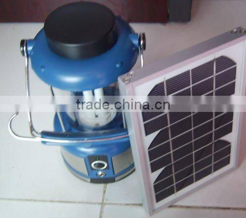 2013 new design Super bright solar lantern with radio and phone charger